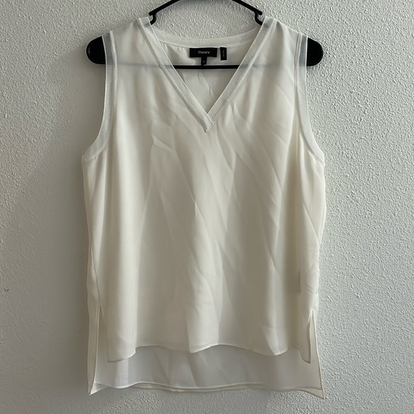 Theory V-Neck Shell Top - Picture 1 of 5